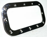 US Sleeper Vent Door Trims for Exterior Kenworth Berth Dimpled SS #20567 Pair