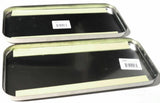 Sleeper Vent Door Covers for Kenworth 10-1/2” X 5” Stainless Steel UP#20568-Pair