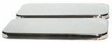 Sleeper Vent Door Covers for Kenworth 10-1/2” X 5” Stainless Steel UP#20568-Pair