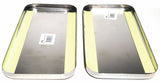 Sleeper Vent Door Covers for Kenworth 10-1/2” X 5” Stainless Steel UP#20568-Pair