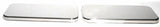 Sleeper Vent Door Covers for Kenworth 10-1/2” X 5” Stainless Steel UP#20568-Pair