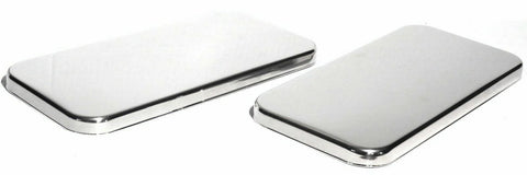 Sleeper Vent Door Covers for Kenworth 10-1/2” X 5” Stainless Steel UP#20568-Pair