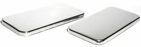 Sleeper Vent Door Covers for Kenworth 10-1/2” X 5” Stainless Steel UP#20568-Pair