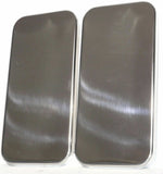 Sleeper Vent Door Covers for Kenworth 10-1/2” X 5” Stainless Steel UP#20568-Pair