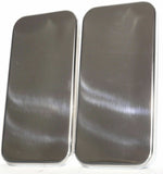 Sleeper Vent Door Covers for Kenworth 10-1/2” X 5” Stainless Steel UP#20568-Pair