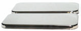 Sleeper Vent Door Covers for Kenworth 10-1/2” X 5” Stainless Steel UP#20568-Pair