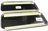 Sleeper Vent Door Covers for Kenworth 10-1/2” X 5” Stainless Steel UP#20568-Pair