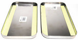 Sleeper Vent Door Covers for Kenworth 10-1/2” X 5” Stainless Steel UP#20568-Pair
