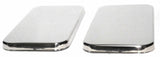 Sleeper Vent Door Covers for Kenworth 10-1/2” X 5” Stainless Steel UP#20568-Pair