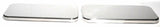 Sleeper Vent Door Covers for Kenworth 10-1/2” X 5” Stainless Steel UP#20568-Pair