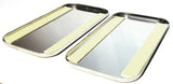 Sleeper Vent Door Covers for Freightliner Stainless Steel UP#20570-Pair