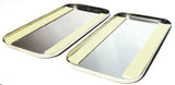 Sleeper Vent Door Covers for Freightliner Stainless Steel UP#20570-Pair