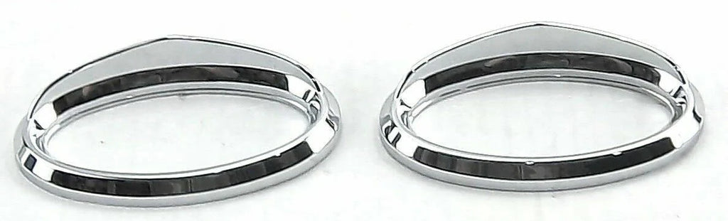 Door Emblem Bezels for Peterbilt Interior Small Visor Oval Plastic UP#20592 Pair