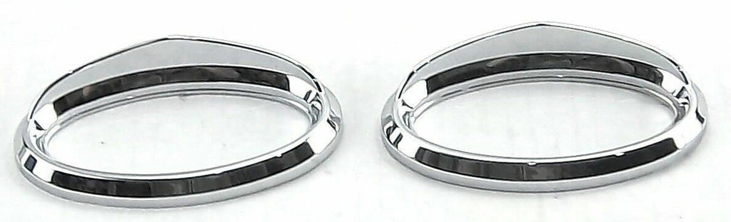 Door Emblem Bezels for Peterbilt Interior Small Visor Oval Plastic UP#20592 Pair