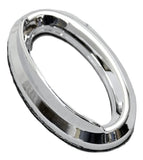 Oval Glove Box Emblem Bezel Trim for Peterbilt 1-3/4" X 3/4" Plastic UP#20593
