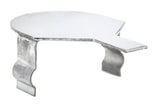 Mud Flap Hanger Tube End Cap Plug Round Stainless Steel 2" Replacement UP20611