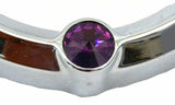 UP Gauge Cover for Kenworth Isspro Large Pyrometer Chrome Purple Jewel #20812