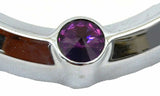 UP Gauge Cover for Kenworth Isspro Large Pyrometer Chrome Purple Jewel #20812