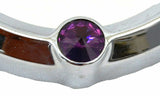 UP Gauge Cover for Kenworth Isspro Large Pyrometer Chrome Purple Jewel #20812