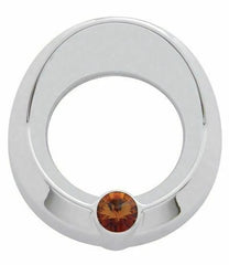 UP Gauge Cover for 2005 & Older Peterbilt Amber Jewel 2 1/4" Visor #20815 Each