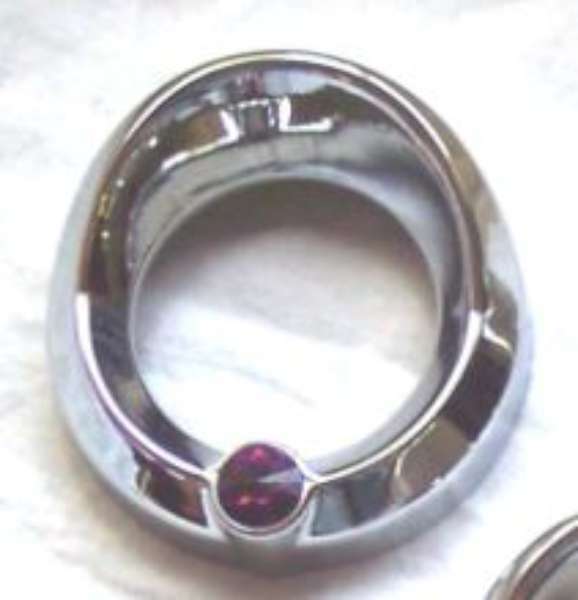Gauge Cover for 1987-05 Peterbilt Purple Jewel Visor Plastic 2 1/4" UP20819 Each