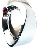 Gauge Cover for 2005 & Older Peterbilt Red Jewel 2 1/4" Visor #20820 Each