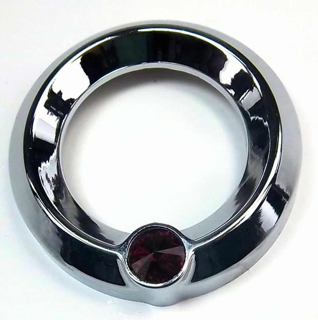 UP Gauge Cover for Peterbilt & Freightliner Red Jewel 2 1/4" Plain #20827 Each