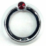 UP Gauge Cover for Peterbilt & Freightliner Red Jewel 2 1/4" Plain #20827 Each