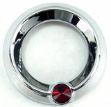 UP Gauge Cover for Peterbilt & Freightliner Red Jewel 2 1/4" Plain #20827 Each