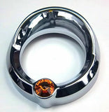 UP Gauge Cover for Older Freightliner Century Amber Visor 2 3/8" #20829 Each