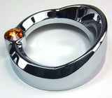UP Gauge Cover for Older Freightliner Century Amber Visor 2 3/8" #20829 Each