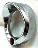 Chrome Gauge Cover Visor Red Crystal for Freightliner Century 2-3/8"  UP20834
