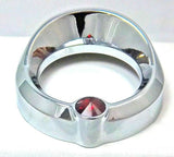 Chrome Gauge Cover Visor Red Crystal for Freightliner Century 2-3/8"  UP20834