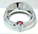 Chrome Gauge Cover Visor Red Crystal for Freightliner Century 2-3/8"  UP20834