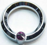 Small Gauge Cover for Older Freightliner Century Chrome Purple Jewel UP#20840