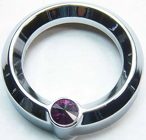 Small Gauge Cover for Older Freightliner Century Chrome Purple Jewel UP#20840