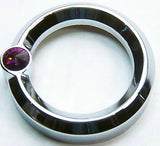 Small Gauge Cover for Older Freightliner Century Chrome Purple Jewel UP#20840