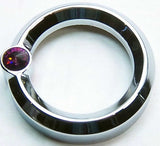 Small Gauge Cover for Older Freightliner Century Chrome Purple Jewel UP#20840