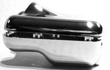 Chrome Plastic Turn Signal Housing Cover Fits Truck-Lite Signal Stat UP21019