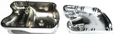Chrome Plastic Turn Signal Housing Cover Fits Truck-Lite Signal Stat UP21019