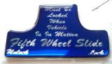 Switch Guard Fifth Wheel Slide for Freightliner 1990-2010 Blue Glossy UP#21020