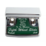 Fifth Wheel Slide Switch Guard for Freightliner 1990-2010  Green UP21021