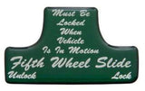 Fifth Wheel Slide Switch Guard for Freightliner 1990-2010  Green UP21021