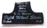 Switch Guard Fifth Wheel Slide for Freightliner 1990-2010 Black Glossy UP#21022