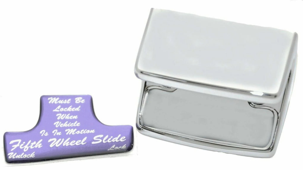 Switch Guard Fifth Wheel Slide for Freightliner 1990-2010 Purple Sticker UP#2102