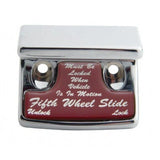 Switch Guard Fifth Wheel Slide for Freightliner 1990-2010 Red Glossy UP#21024