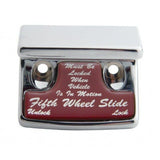 Switch Guard Fifth Wheel Slide for Freightliner 1990-2010 Red Glossy UP#21024