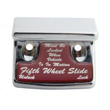 Switch Guard Fifth Wheel Slide for Freightliner 1990-2010 Red Glossy UP#21024