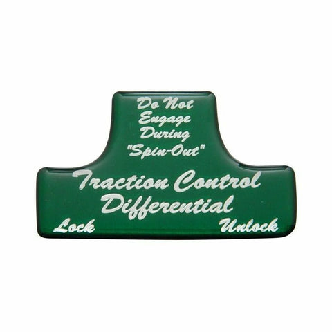 UP Switch Guard Sticker Only Traction Control for Freightliner Green #21044-1G