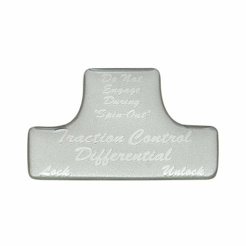 UP Switch Guard Sticker Only Traction Control for Freightliner Silver #21044-1S